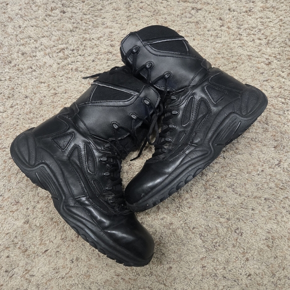 Reebok Rapid Response RB RB8875 Stealth Boot with Side Zipper